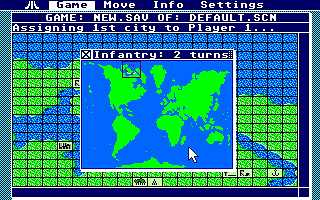 World Conquest atari screenshot